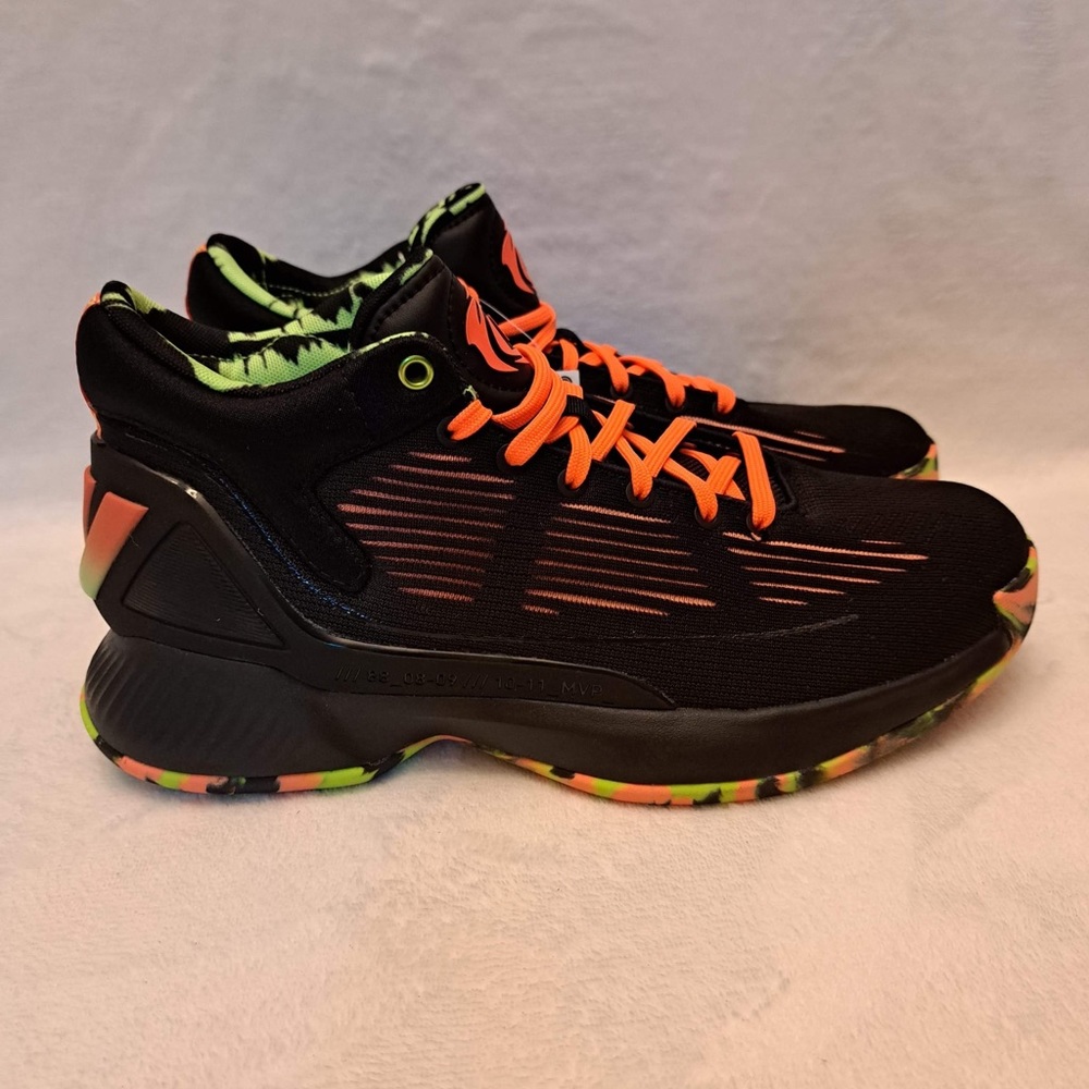 Adidas D Rose 10 'Signal Coral' Core Black/Signal Coral/Signal Green